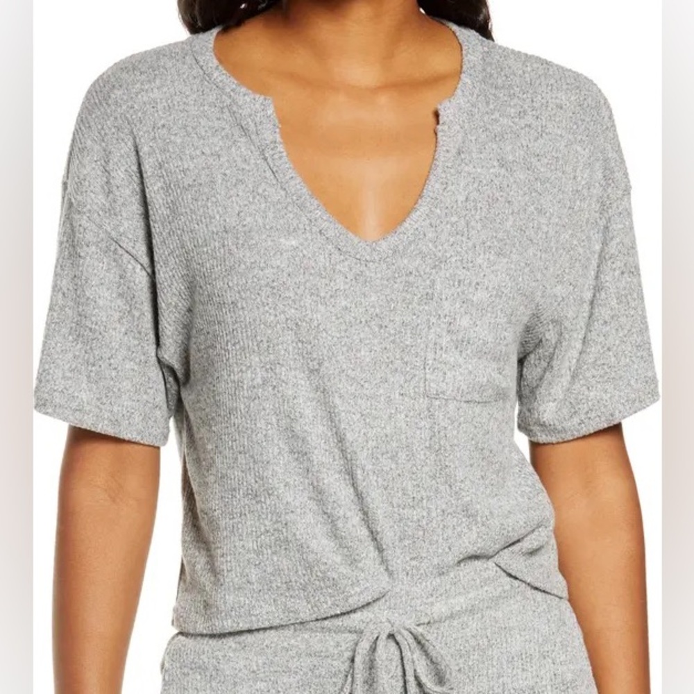 ❤️ Socialite Rib Short Sleeve Sweater